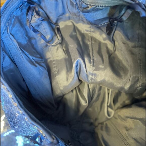 ADRIANNA PAPELL Sequins Party Strapless Fit and Flare Silver Mini Dress.Size 8 - Picture 8 of 16